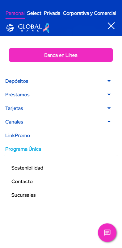 Menú Móvil